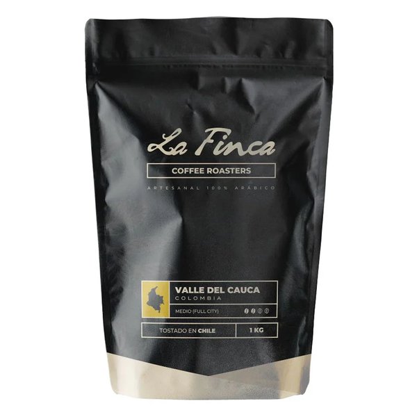 Café La Finca Tostado Valle Del Cauca Grano 1kg Medio Full City