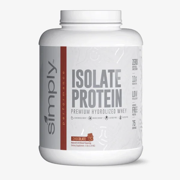 Isolate 100% Hydrolyzed Whey Protein 5lb Simply Vitamins