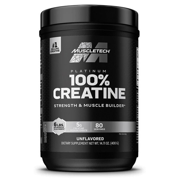 Creatina Platinum 100% Muscletech 400Grs