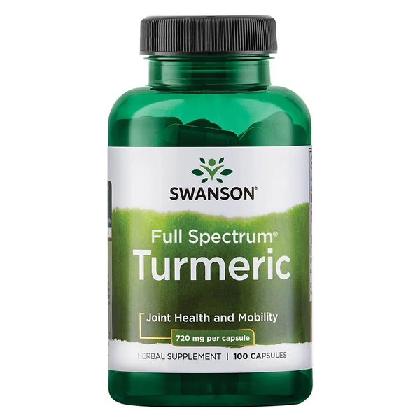 Full Spectrum Turmeric 720mg 100 Cápsulas Swanson