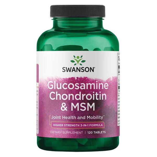 Outlet Glucosamine Chondroitin Msm 120Tabletas Swanson