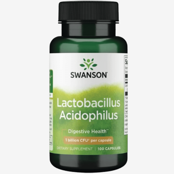 Lactobacillus Acidophilus 100 Cápsulas Swanson