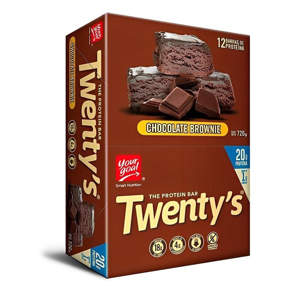 Caja 12 Twentys Protein Bar 60g Your Goal