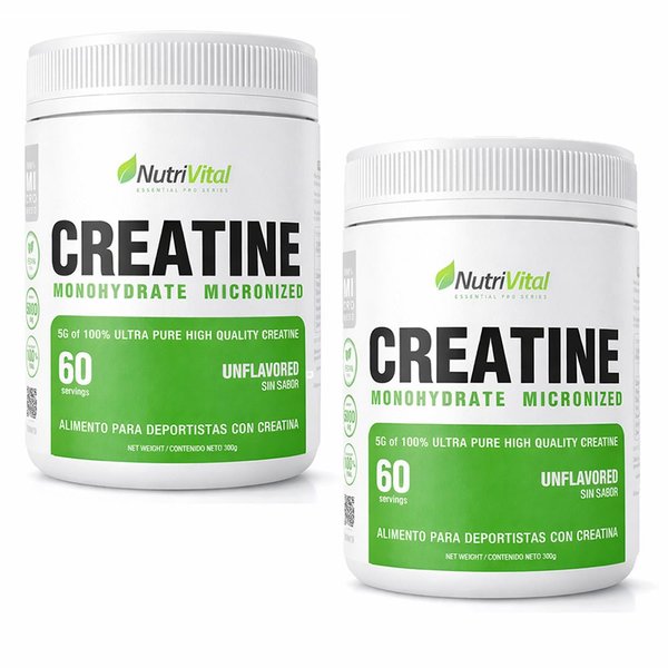 Pack 2 Creatinas 300g Nutrivital