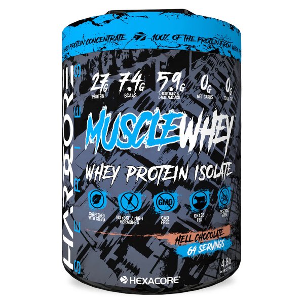 Muscle Whey 4.8lb / 64Serv Hexacore