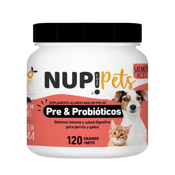Pre Probióticos Perros Y Gatos 120g Salmón Nuppets