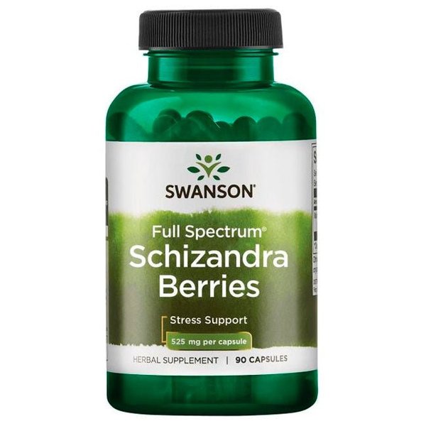 Full Spectrum Schizandra Berries 525mg 90Caps Swanson