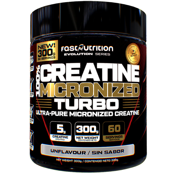 Creatina Monohidratada Micronizada 300g En Polvo Fast