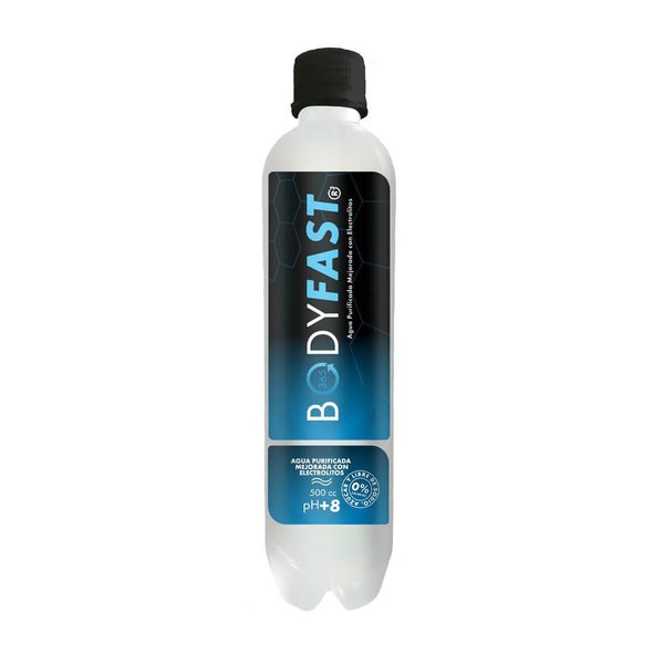 Agua Bodyfast 500 ml Con Electrolitos Bebida Hidratante