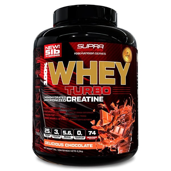 Whey Turbo Con Creatina De 5lb Fast