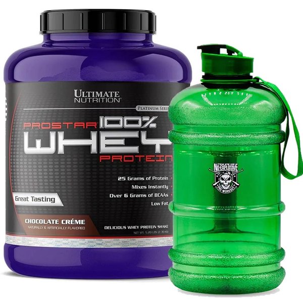 Pack Prostar Whey 5,28lb + Botellon 2,2Ltrs
