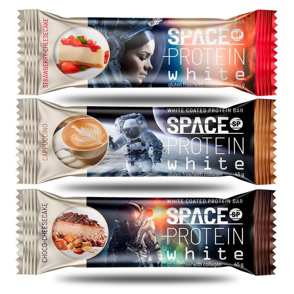 Barrita Space Protein White 45 Grs