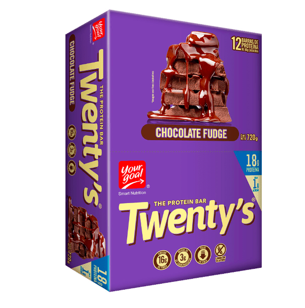 Your Goal Twentys Chocolate Fudge Display 12 Unidades