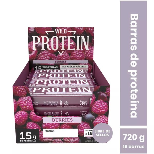 Wild Protein Berries Display 16 Unidades