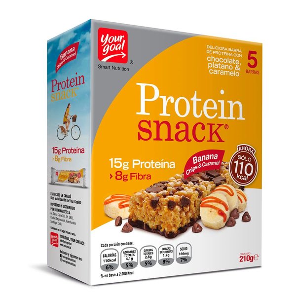 Your Goal Protein Snack Banana Display 5 Unidades