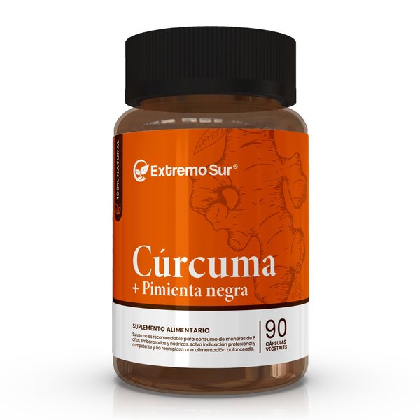 Extremo Sur Cúrcuma + Pimienta Negra 60Caps