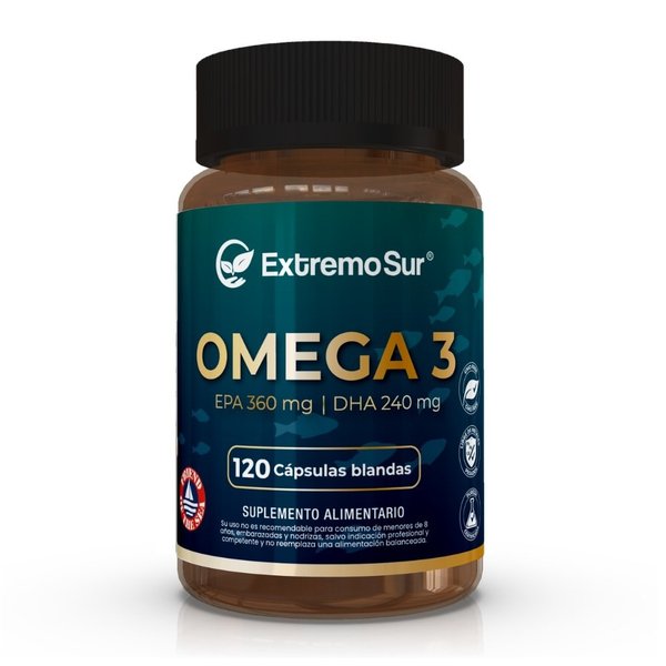 Extremo Sur Omega 3 Fish Oil Epa360 / Dha240 120Softgel