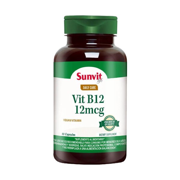 Sunvit Vitamina B12 12mcg 60Caps
