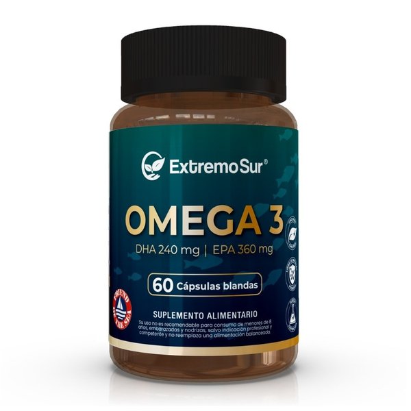Extremo Sur Omega 3 Fish Oil Epa360 / Dha240 60Softgel