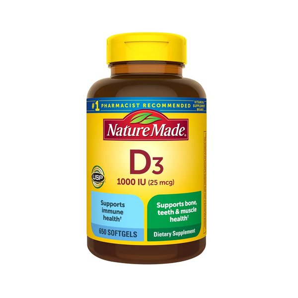 D3 1000 Iu 650Softgel Nature Made