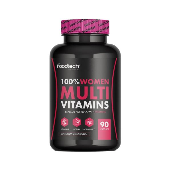 100% Women Multivitamins 90Caps Foodtech