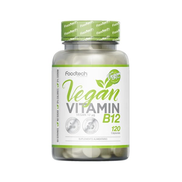 Vegan Vitamin B12 120Caps Foodtech