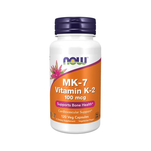 Mk-7 Vitamin K-2 100mcg 120Caps Now Foods