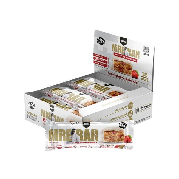 Caja Mre Protein Bar 12 Unid Strawberry Redcon1