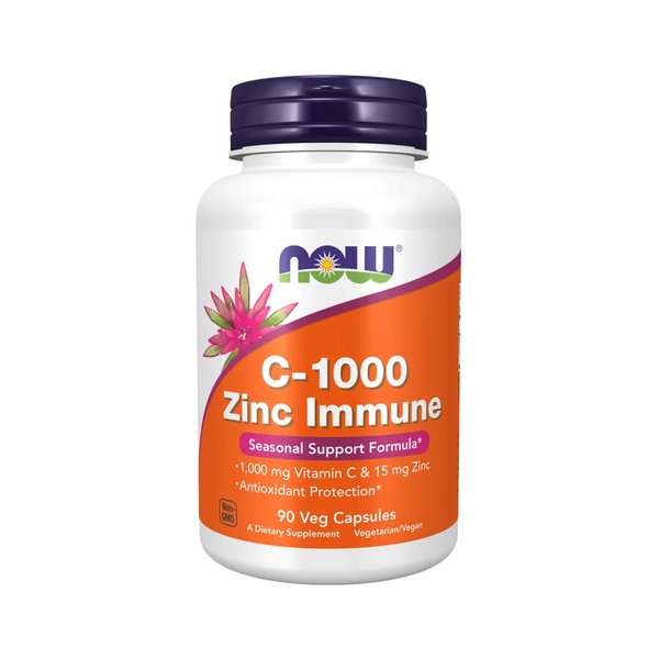C-1000 Zinc Inmune 90Caps Now Foods