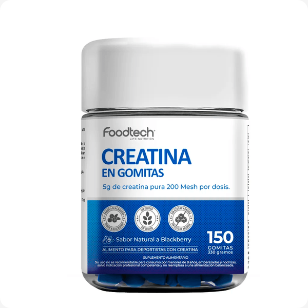 Creatina En Gomitas 150 Gummies Foodtech