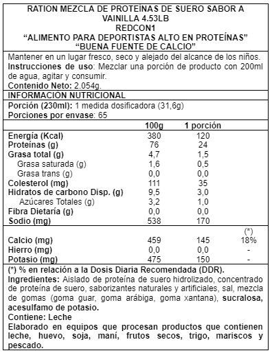Ration Whey Protein 5lb Redcon1