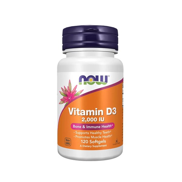 Vitamin D-3 2000Iu 120Softgel Now Foods