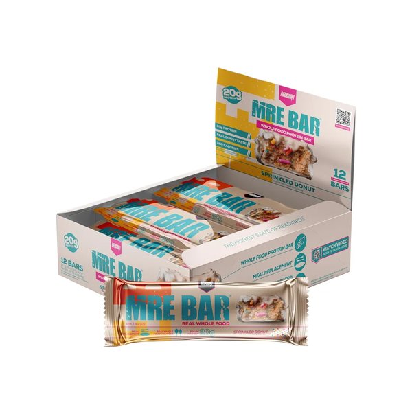 Caja Mre Protein Bar 12 Unid Sprinkled Donut Redcon1