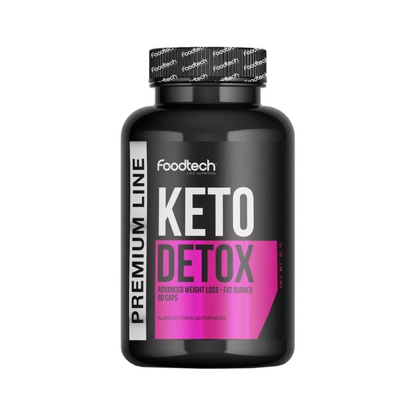 Keto Detox Quemador De Grasa 60Caps Foodtech