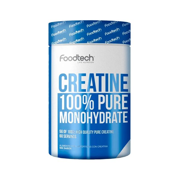 Creatine 100% Pure Monohydrated 60 Svs Foodtech