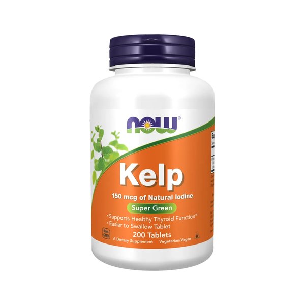 Kelp Natural Lodine 200 Tabs Now Foods