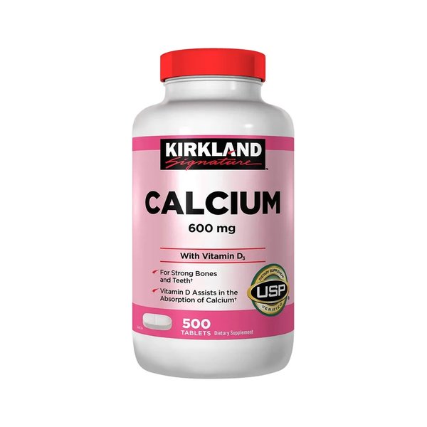 Calcium 600mg 500 Tabs Kirkland
