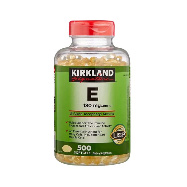 E 180mg 400 Iu 500Softgel Kirkland