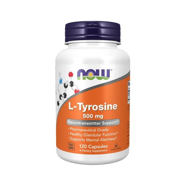 L-Tyrosine 500mg 120Caps Now Foods