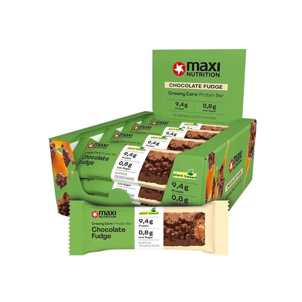 Caja Vegan Protein Bar Creamy Core 12 Unid Maxi