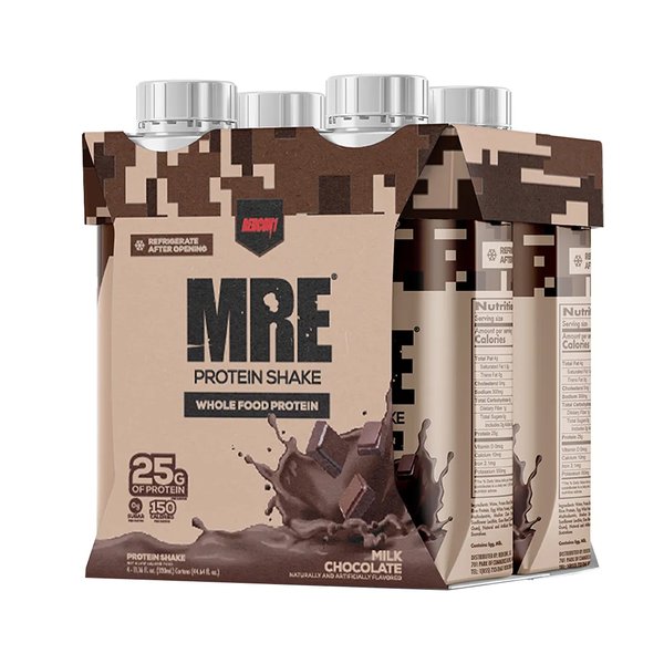 Caja Mre Protein Shake 4 Unid Milk Chocolate Redcon1