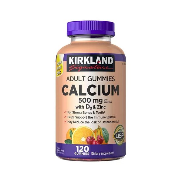 Adult Calcium Gummies 120 Unid Kirkland