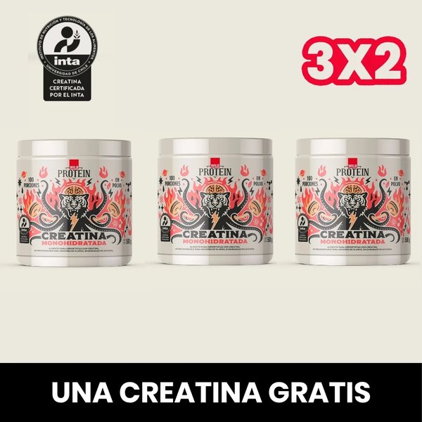 Pack 3 X Creatina Monohidratada 500g