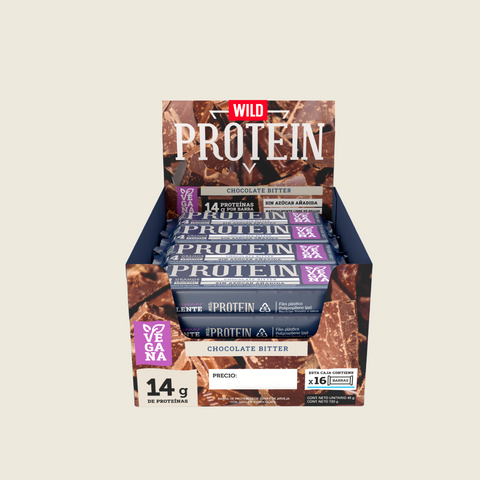 Wild Protein  Chocolate Bitter 16 Unidades