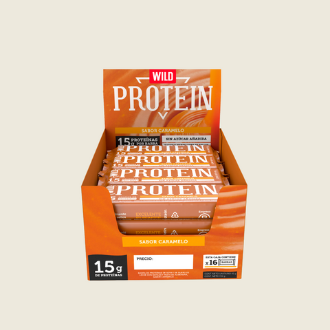 Wild Protein Caramelo 16 Unidades