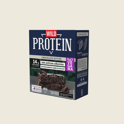 Wild Protein  Chocolate Bitter 5 Unidades