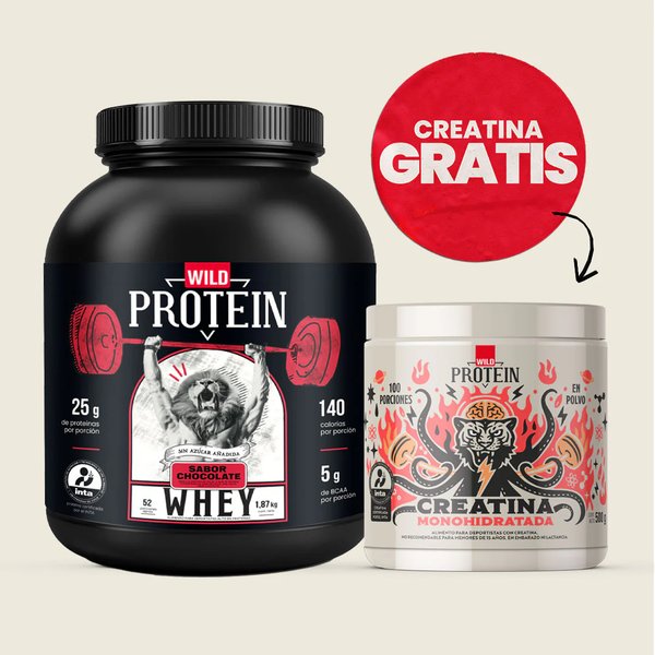 Pack Whey Protein 1,87 Chocolate + Creatina 500g