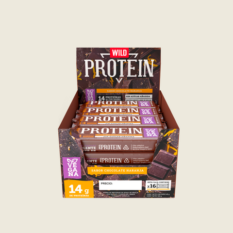 Wild Protein  Chocolate Naranja 16 Unidades