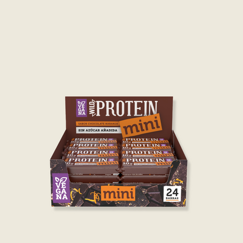 Wild Protein Mini  Chocolate Naranja 24 Unidades