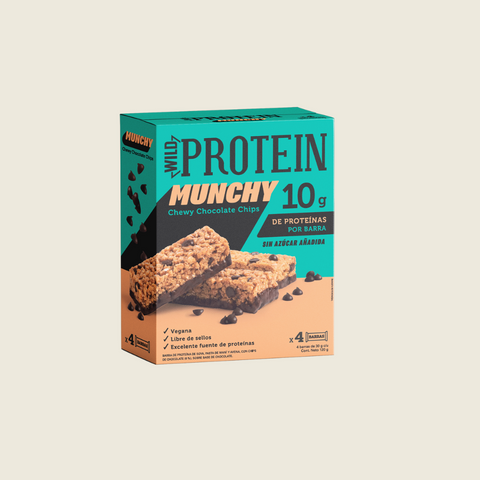 Wild Protein Munchy Chocolate Chips 4 Unidades